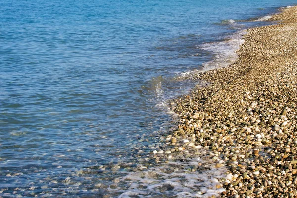 Paisagem com mar de manhã . — Fotografia de Stock