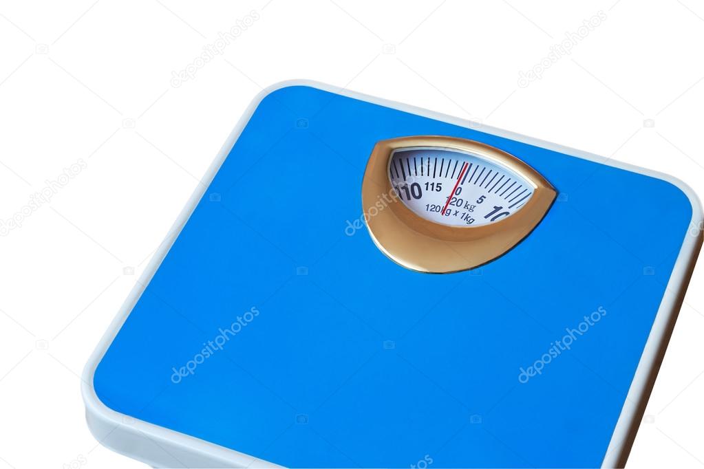 Scales for determining the weight of the body.