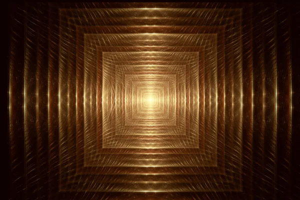 Фрактальное изображение "Свет в конце туннеля " — стоковое фото