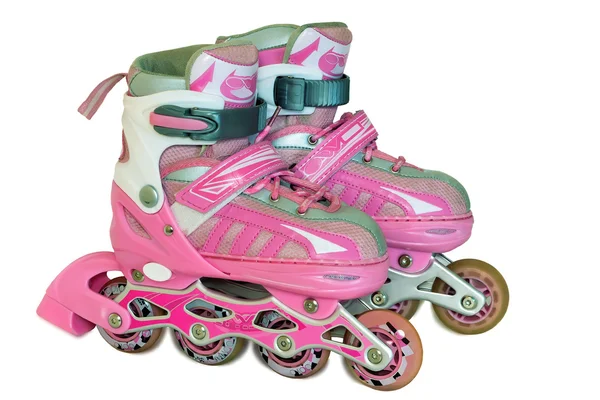 Children's roller skates for girls. — Stock Photo, Image