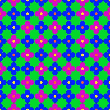 Dikişsiz çiçekler.