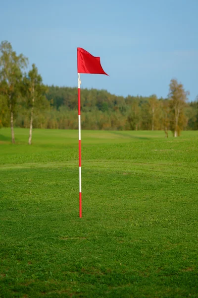 Louka golfové pole — Stock fotografie