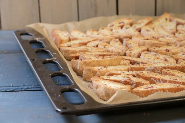 Italian cantucci biscuits — Stock Photo, Image