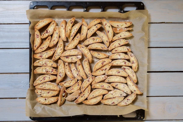 Italian cantucci biscuits — Stock Photo, Image