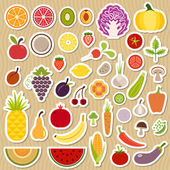 gyümölcs- és zöldségkészlet