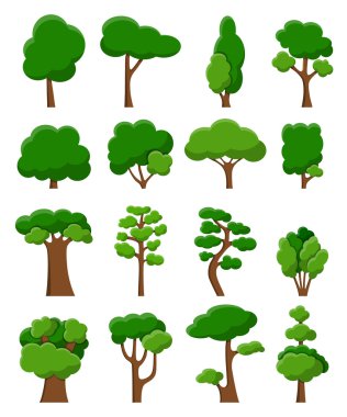 On altı vektör ağaçlar set