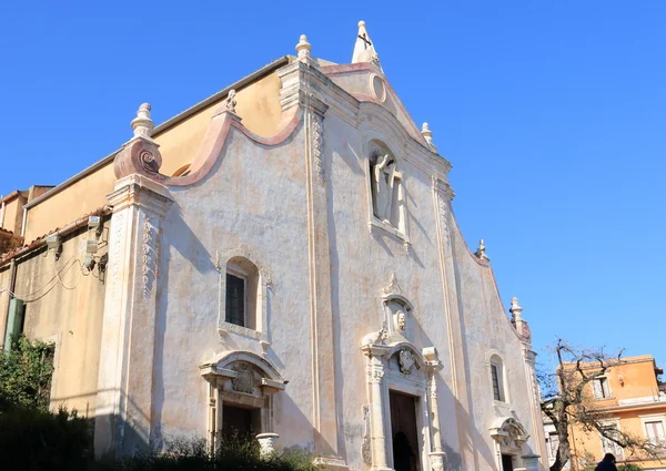 Taormina Kilisesi — Stok fotoğraf