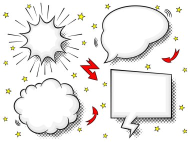 çizgi roman tarzı konuşma balonları