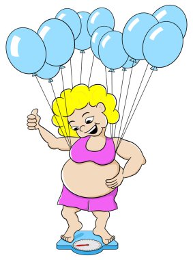 kilolu kadın banyo Baskülü Balonlu outwits
