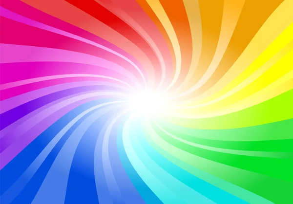 Fondo abstracto de color arco iris — Vector de stock