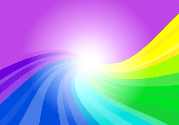 Fondo abstracto de color arco iris — Vector de stock