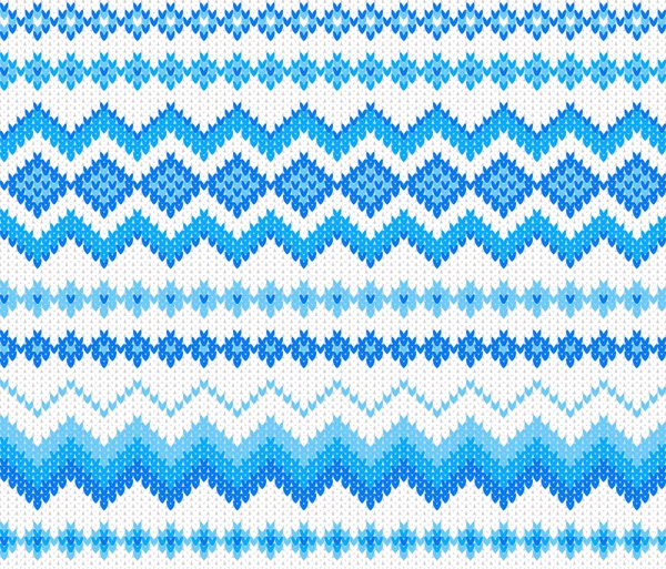 Seamless knitting pattern — Stock Vector