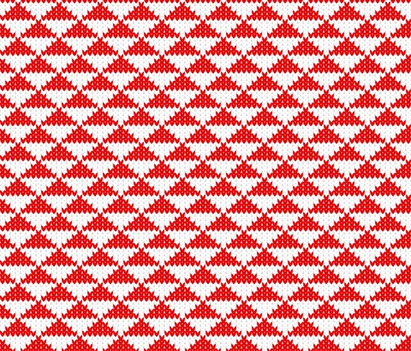 三角形のパターンを編みシームレスな — ストックベクタ