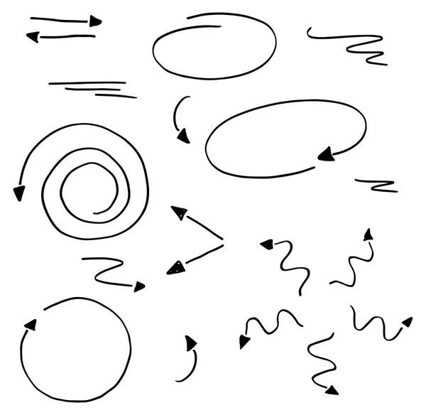 Elementos infográficos de diseño dibujado a mano — Archivo Imágenes Vectoriales