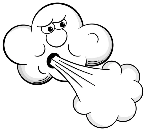 Nuage Souffle Le Vent Images Vectorielles Nuage Souffle Le Vent Vecteurs Libres De Droits Depositphotos