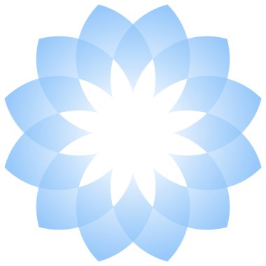 geometrik mandala çiçek