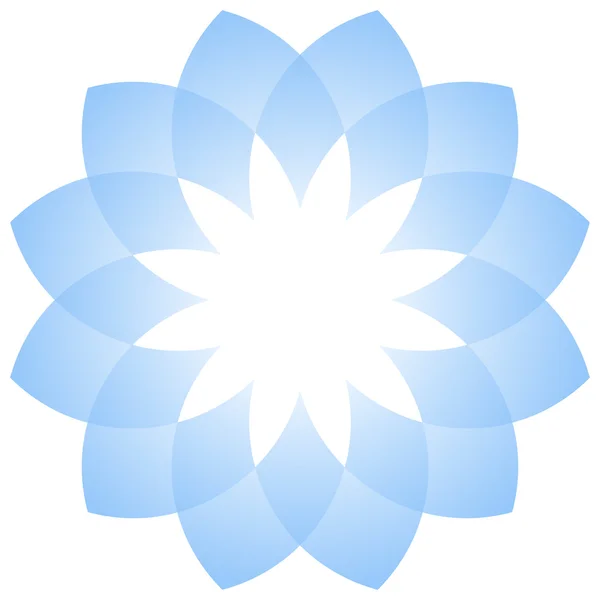 Flor de mandala geométrica — Vector de stock