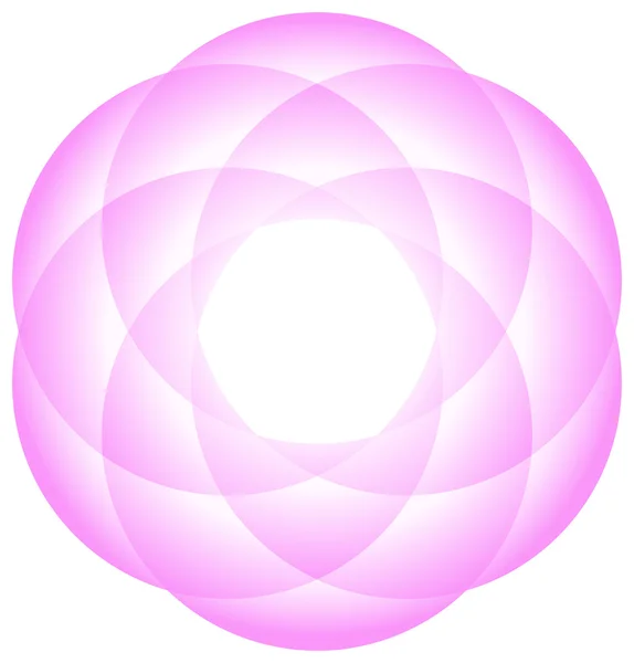 Fiore di mandala geometrico — Vettoriale Stock
