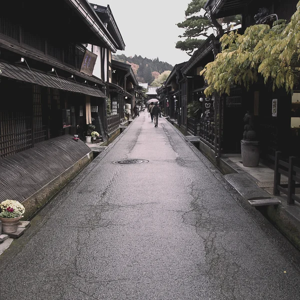 Traditionelle japanische Straße — Stockfoto