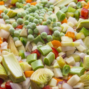 Renkli sebze karışık arka plan