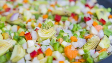 Renkli sebze karışık arka plan