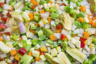 Renkli sebze karışık arka plan