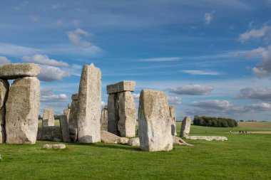 İngiltere 'nin ünlü Stonehenge kentindeki antik kaya binası.