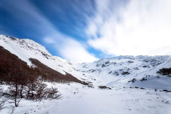 Lodowiec Martial w Ushuaia, Tierra del Fuego, Argentyna — Zdjęcie stockowe