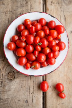 Cherry tomatoes from my orchard clipart