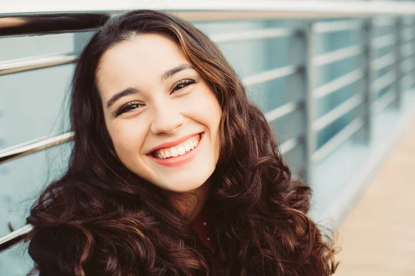 Happy laughing girl — Stock Photo, Image