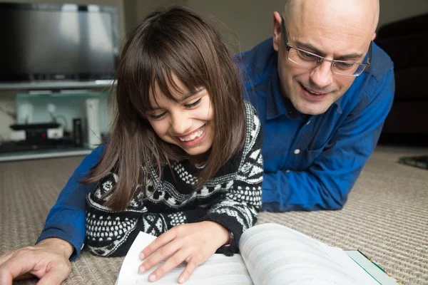 Amusant avec papa — Photo