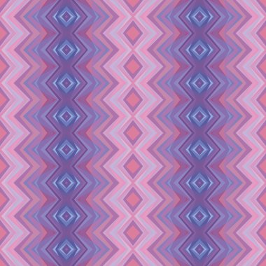 Geometrik arka plan - mor ve leylak renklerde vektör dikişsiz desen. Geometrik dikişsiz desen. Etnik vektör basili. Tekstil dikişsiz desen. Soyut sorunsuz arka plan.