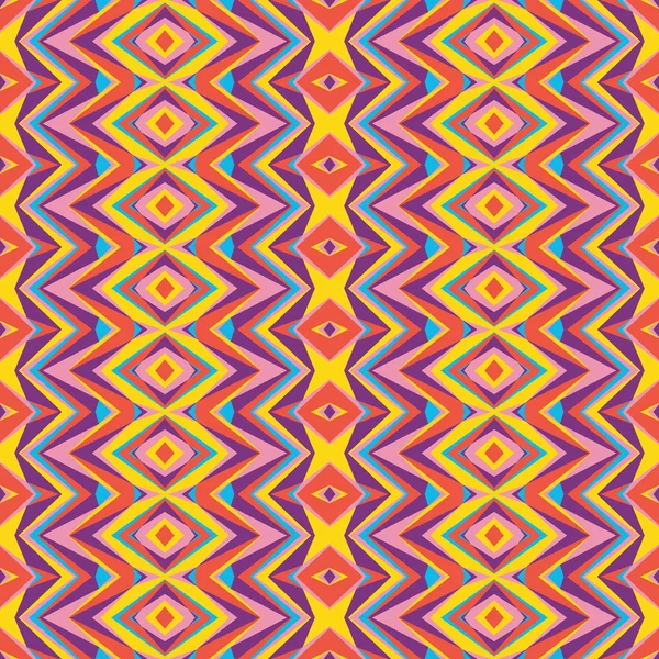 Geometric background - vector seamless pattern. Geometric seamless pattern. Ethnic textile vector baclground. Abstract seamless background. Boho fashion style. — 스톡 벡터