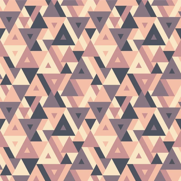 Abstract geometric background - seamless vector pattern for presentation, booklet, website and other design project. Seamless vector background in vintage colors. Triangles background. — Stockový vektor