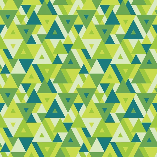 Abstract geometric background - seamless vector pattern for presentation, booklet, website and other design project. Seamless vector background in green colors. Triangles background. — Stockový vektor