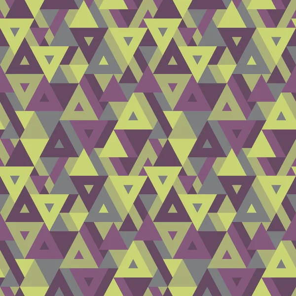 Abstract geometric background - seamless vector pattern for presentation, booklet, website and other design project. Seamless vector background in vintage colors. Triangles background. — Stockový vektor