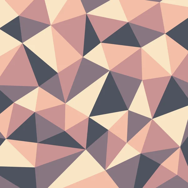 Многоугольный абстрактный фон - векторный узор в бежевом, розовом, желтом цветах . — стоковый вектор