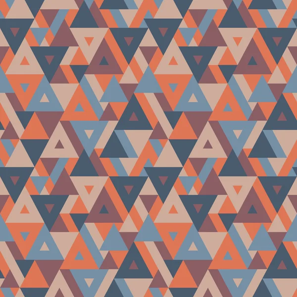 Abstract geometric background - seamless vector pattern for presentation, booklet, website and other design project. Seamless vector background in vintage colors. Triangles background. — ストックベクタ
