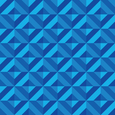 Soyut geometrik arkaplan tasarımı. Mavi renk. Grafiksel ve pürüzsüz desen. Vektör illüstrasyonu. 