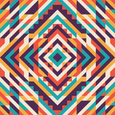 Geometrik arkaplan pankartı tasarımı. Soyut çizimler kusursuz desen. Süs dekoratif yapısı. İletişim ağı teknolojisi konsepti posteri. Vektör illüstrasyonu.  