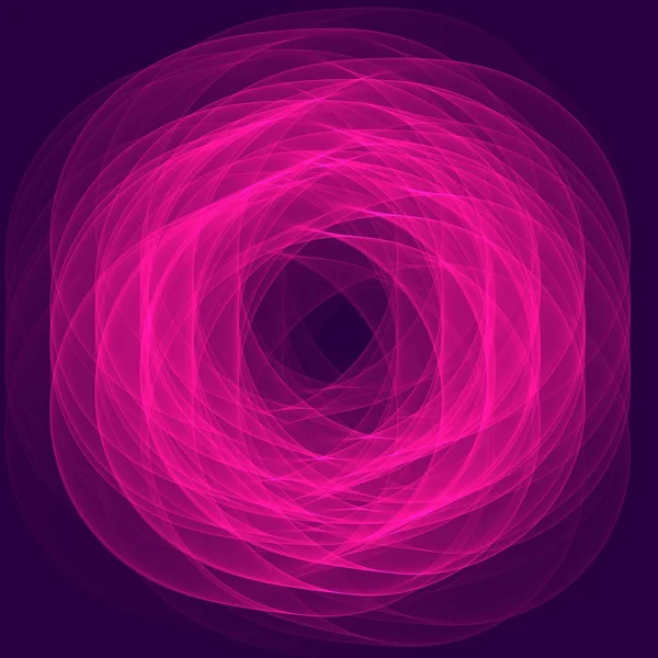 Abstract lilac background pattern. Bright lilac concentric lines on the dark lilac background. Digital art. — Stock Photo, Image