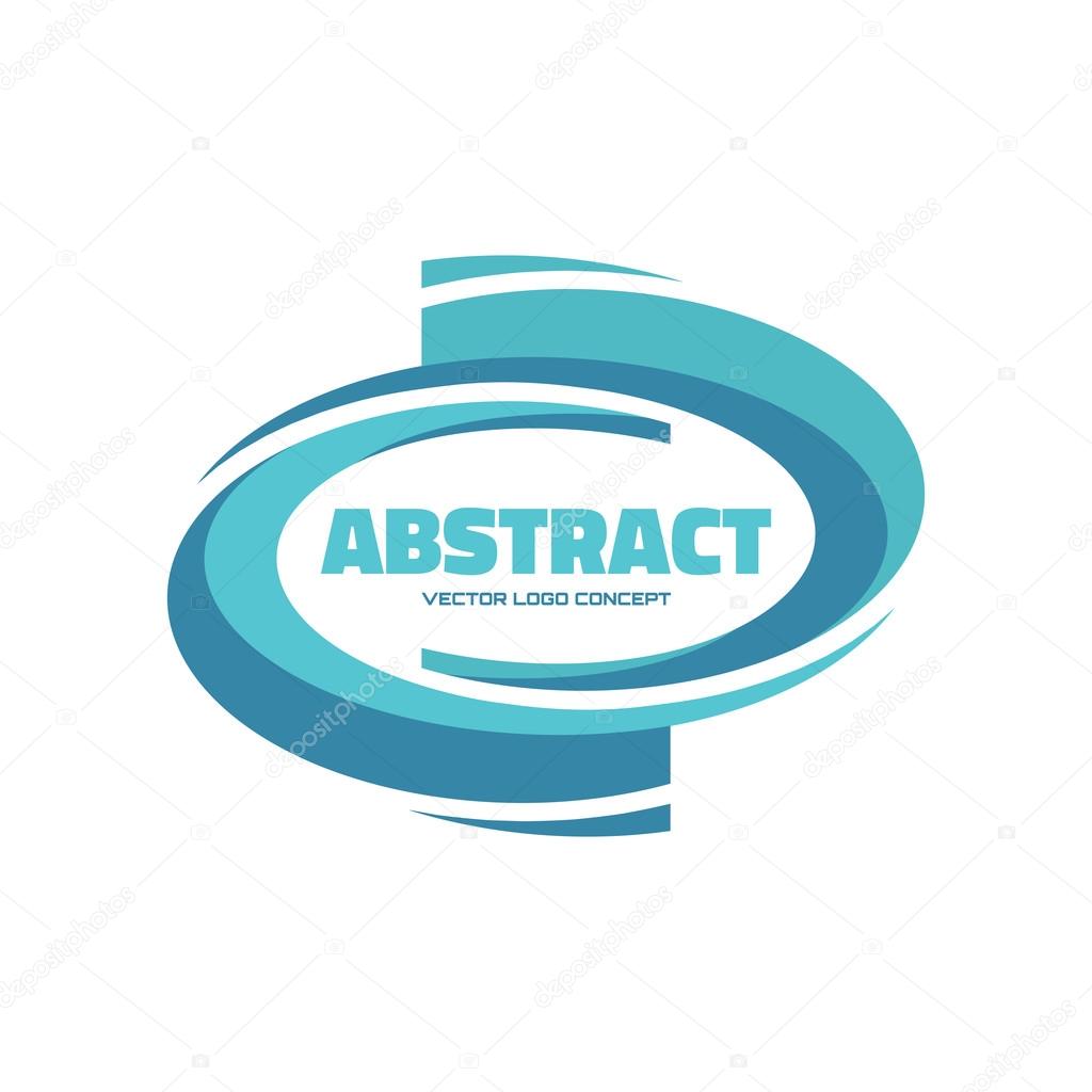 Abstract - vector logo concept illustration. Vector logo template. Abstract smooth form. Design element.