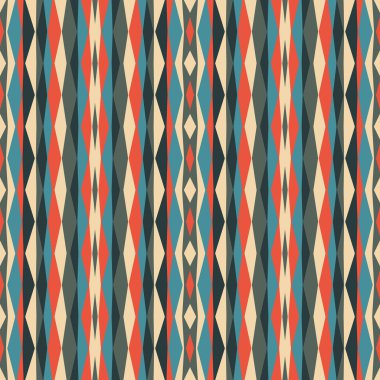 Geometrik arka plan. Sorunsuz vektör desen. Dikey şeritler ile süsleme illüstrasyon.