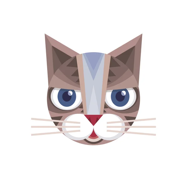 Kočičí hlavy - vektor znamení ilustrace. Cat logo. Cat zvířecí symbol. Kočičí hlavy vektorové ilustrace koncept. Kočičí ilustrace. Designový prvek. — Stockový vektor