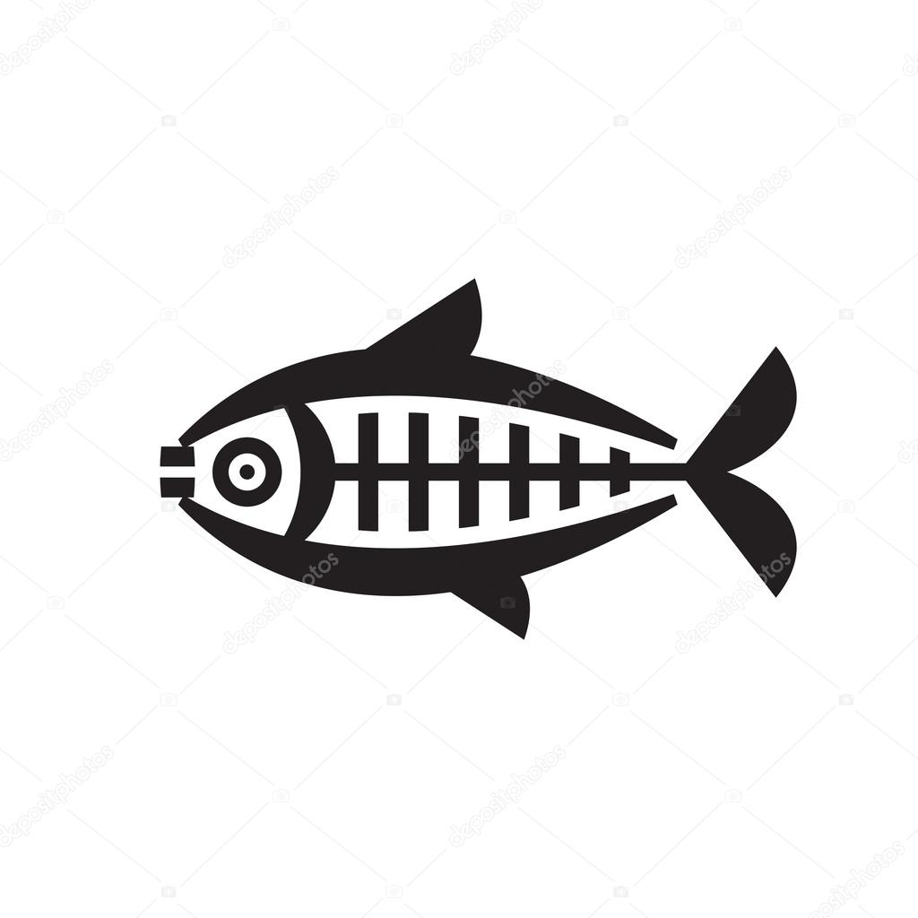 Fish - vector logo sign concept illustration. Vector logo template. Design element.