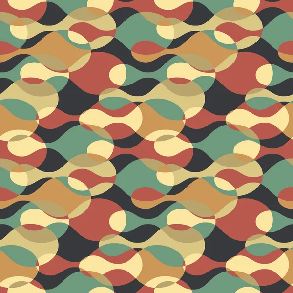 Vector abstract background. Camouflage seamless pattern. Vintage background. — Stockový vektor