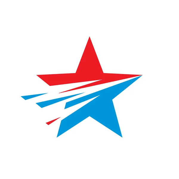 Star - векторная иллюстрация логотипа. Звезда. Символ звезды. Звезда США. Шаблон логотипа вектора. Элемент дизайна . — стоковый вектор