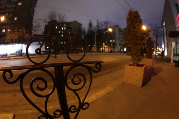 Figurine de nuit vélo — Photo