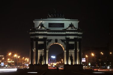 Moskova şehir mimarisi zafer takı 