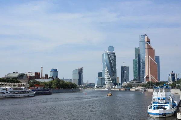 Cidade Moscovo Arranha Céus Omplex — Fotografia de Stock